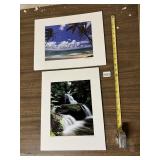 SCOTT HEDGES PHOTOGRAPHIC PRINTS, 'OCEAN FALLS' &