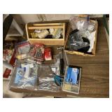 ASSORTED CRAFT & HOUSEHOLD SUPPLIES, INCL GLUE