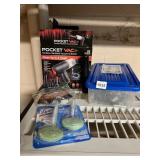 POCKET VAC CORDLESS HANDHELD VACUUM & BLOWER NIB,