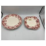 JOHNSON BROTHERS STRAWBERRY FAIR IRONSTONE PLATES