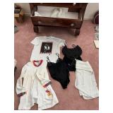 ASSORTED CLOTHING, INCL WARNER'S LACICLES