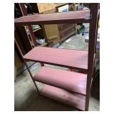 METAL FOUR-SHELF UTILITY SHELVING UNIT,