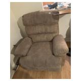 UPHOLSTERED POWER RECLINER CHAIR, SUEDE-LIKE