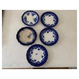 W.H. GRINDLEY & CO SEMPER FIDELIS PLATES, BLUE &