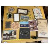 ASSORTED FRAMED ART, POEM, CROSS-STITCH,