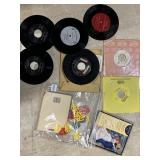 ASSORTED 45 RPM VINYL LPS, ORAL ROBERTS, JOE