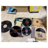 ASSORTED VINYL RECORDS, 78 RPM AND LPS, VARIOUS