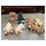 TY BEANIE BABIES PLUSH TOYS, ASSORTED ANIMAL