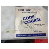 ALLIED RADIO INTERNATIONAL MORSE CODE COURSE LPS,