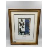 MARTINEZ JR. 'AIDA' OPERA PRINT, FRAMED, MATTED.
