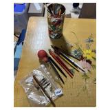 DIXON'S BRENTLINGER DIP PENS, ASSORTED NIBS,
