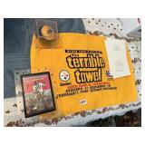 PITTSBURGH STEELERS TERRIBLE TOWEL, ROCKY BLEIER