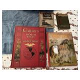 ASSORTED VTG HARDCOVER BOOKS, COLLIER'S WORLD