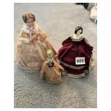 BRADLEY'S MUSICALS DECORATIVE DOLLS (3),