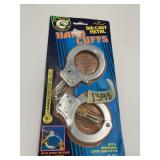 IMPERIAL DIE-CAST METAL HAND CUFFS, NIP, W/
