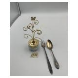 COMMUNITY PLATE SILVER-PLATED FORK AND SPOON,