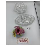 BONE CHINA STAFFORDSHIRE FLORAL ARRANGEMENT,