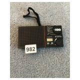 ENTERPREX CS-602 HBO THE TRAVELER FM QUARTZ CLOCK
