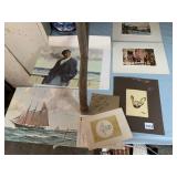 ASSORTED ART PRINTS, NAUTICAL, HISTORICAL, BIRD