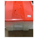 PLASTIC STORAGE BIN.