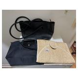 LONGCHAMP PARIS NYLON TOTE, STEFANO BRAVO LEATHER