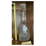 WATERFORD CRYSTAL DECANTER W/ STOPPER, CUT