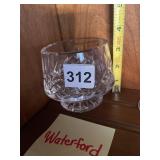 WATERFORD CRYSTAL FOOTED TUMBLER, CUT DIAMOND