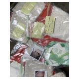 ASSORTED VTG HANDMADE LACE, CROCHET TEXTILES,