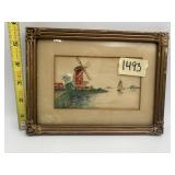 VANSDALE NEW YORK SIGNED WATERCOLOR PAINTING,