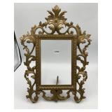 ORNATE GILT METAL PICTURE FRAME, SCROLLWORK