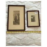 WALLACE NUTTING FRAMED PHOTOGRAPH, signed