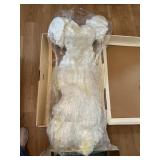 SWEETHEART GOWNS WEDDING DRESS, SIZE 10, BEADED