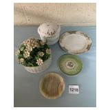 ASSORTED DECORATIVE ITEMS, INCL. FAUX FLORAL