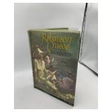 ILLUSTRATED JUNIOR LIBRARY ROBINSON CRUSOE BOOK,