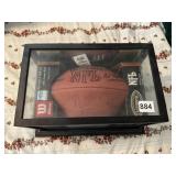 WILSON NFL FULL GRAIN LEATHER FOOTBALL, DISPLAY