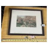 WALLACE NUTTING FRAMED PRINT, 'A DOUBLE BORDER',