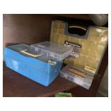 STOREHOUSE PLASTIC PORTABLE PARTS STORAGE CASES,
