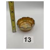 L.C. TIFFANY FAVRILE IRIDESCENT ART GLASS BOWL,