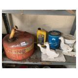 VINTAGE GASOLINE CAN, PENNZOIL MOTOR OIL,