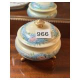 P.L. LIMOGES FRANCE TRINKET BOX, HAND-PAINTED