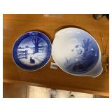 ROYAL COPENHAGEN 1971 CHRISTMAS PLATE, BING &