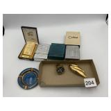 COLIBRI LIGHTERS, ASSORTED FINISHES, ENAMEL