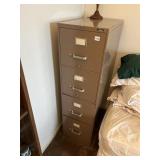 GLOBE-WERNICKE METAL 4-DRAWER FILING CABINET,