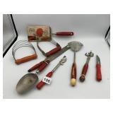 VINTAGE KITCHEN UTENSILS, MIRACLE TOMATO SLICER,
