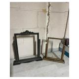 VTG STANDING PICTURE FRAMES, INCL. BLACK ORNATE