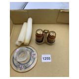 MITSU-BOSHI JAPAN SALT AND PEPPER SHAKERS W/