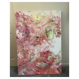 MITZI JONES DAVOLI ACRYLIC ABSTRACT PAINTING,