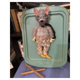 PELHAM PUPPETS WOLF MARIONETTE, VTG, WOODEN