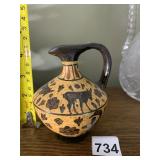 VTG GREEK REPRODUCTION POTTERY OINOCHOE,
