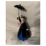 DISNEY PORCELAIN FIGURINE, MARY POPPINS W/